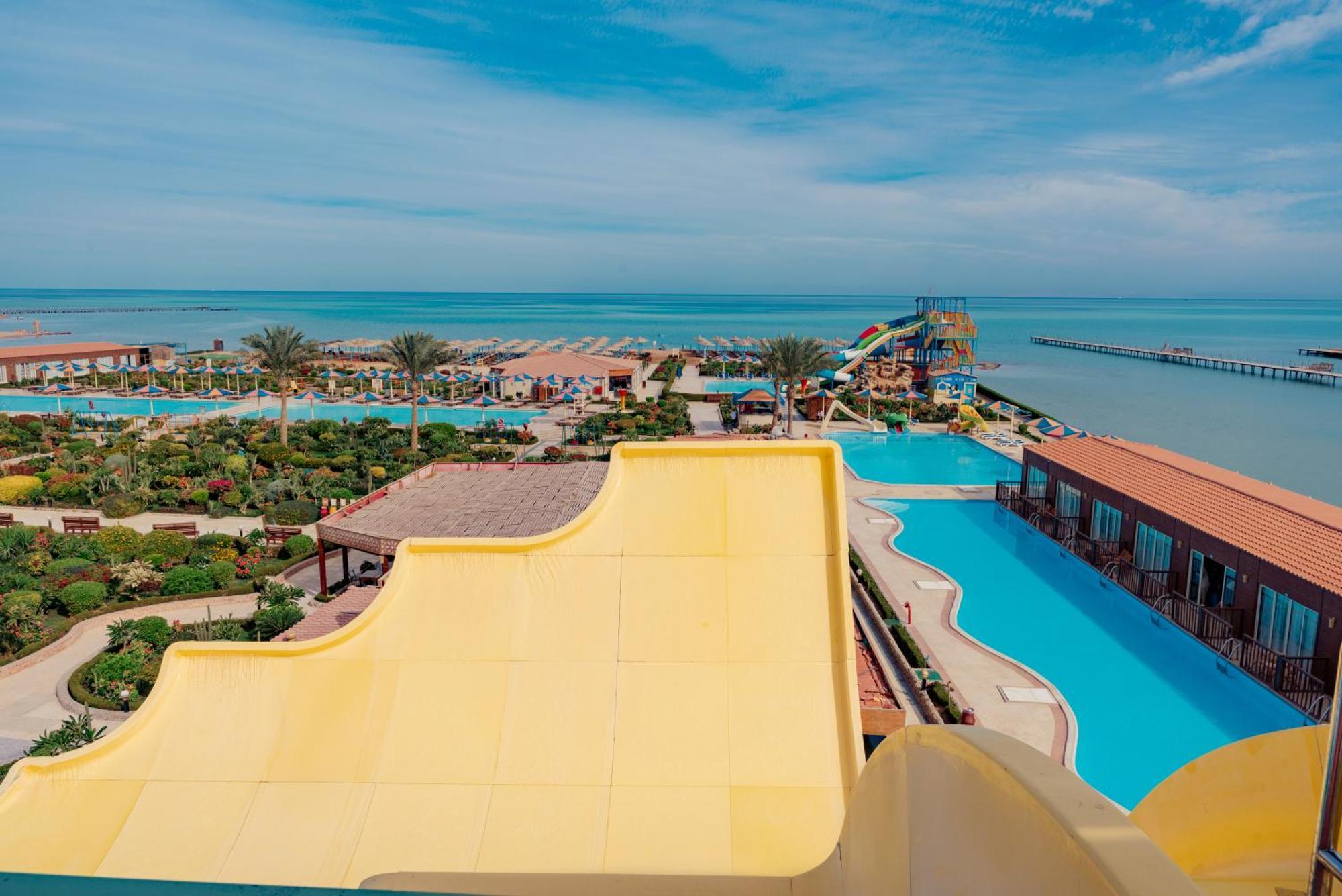 Sunrise Alora Aqua Park Resort Hurghada Exterior foto